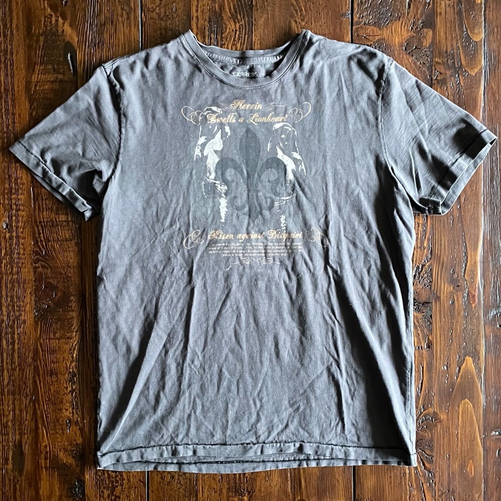 Express Distressed Tee